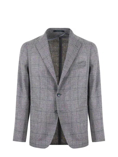 Tagliatore Jacket In Beige/grigio