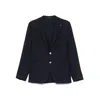Tagliatore Single-breasted Blazer In Blue