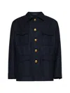 Tagliatore Single-breasted Blazer In Blue