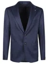 Tagliatore Classic Two-button Montecarlo Blazer In Blue