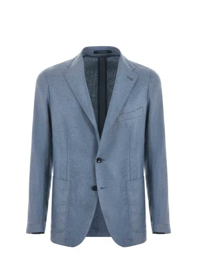 Tagliatore Jacket In Celeste Polvere