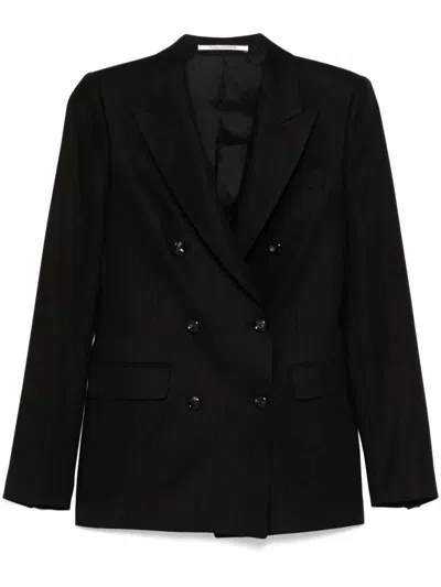 TAGLIATORE TAGLIATORE PARIS DOUBLE-BREASTED LINEN BLAZER CLOTHING