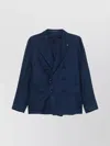 Tagliatore Montecarlo Navy Blue Double-breasted Jacket In Blue