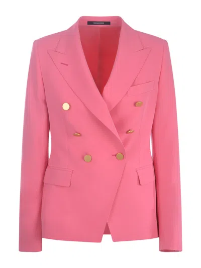 Tagliatore Jacket Double-breasted  J-alicya In Cady In Pink