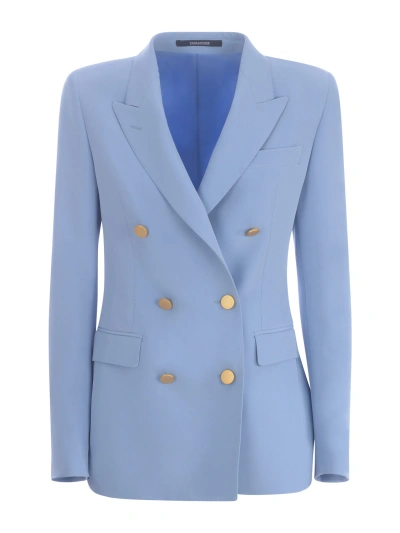Tagliatore Jacket Double-breasted  J-parigi In Cady In Polvere