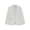 Tagliatore Single-breasted Blazer In Gray