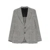 Tagliatore Checked Single-breasted Blazer In Multi