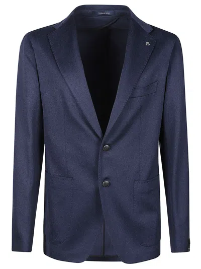 Tagliatore Single-breasted Jacket In Blue