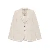 Tagliatore Jackets Neutral In Neutral