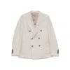 Tagliatore Long-sleeved Suit Jacket In Neutral
