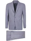 Tagliatore Single-breasted Wool Blazer In Blue