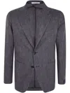 Tagliatore Wool Single-breasted Suit Jacket In Black