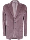 Tagliatore Wool Single-breasted Suit Jacket In Red