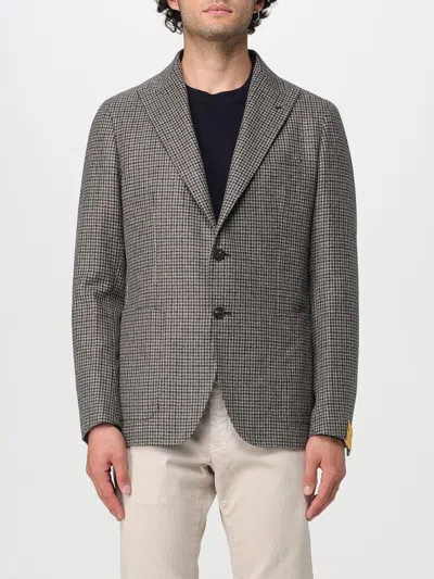 Tagliatore Jacket  Men Color Brown In Gray