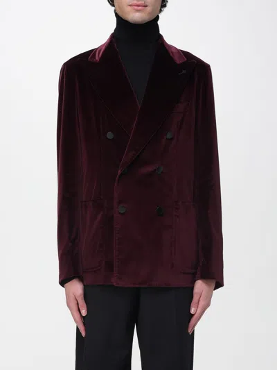 Tagliatore Jacket  Men Color Burgundy