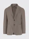 Tagliatore Men Beige Single Breasted Wool Blazer, 40 Luxury Blazers For Men Darveys In Gray