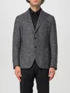 Tagliatore Herringbone Blazer In Weiss