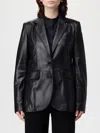 Tagliatore Single Breasted Blazer Notched Lapels Pockets In Black