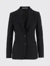 Tagliatore Women Black Single-breasted Blazer, M Luxury Blazers For Women Darveys In Black