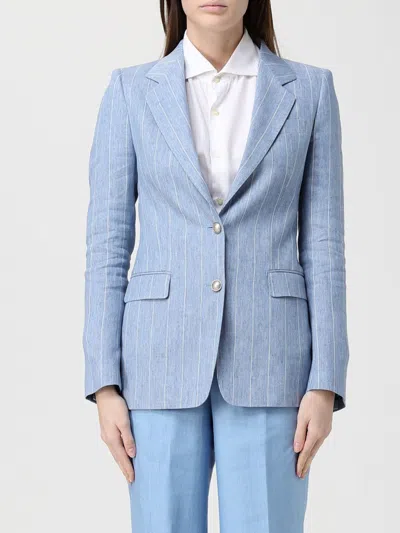 Tagliatore Jacket  Woman Color Gnawed Blue