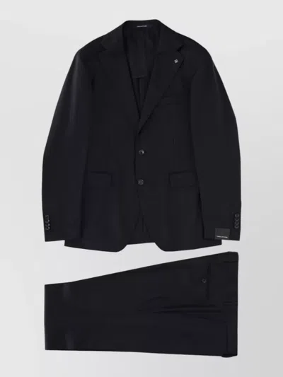 Tagliatore Vesuvius Two-piece Virgin Wool Dress For Men In Blue