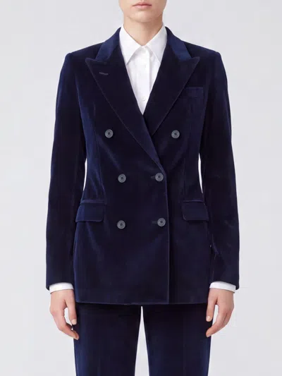 Tagliatore Jacket Woman In Blue