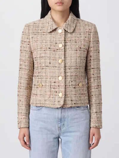 Tagliatore Jacket Woman Color Beige In Neutral