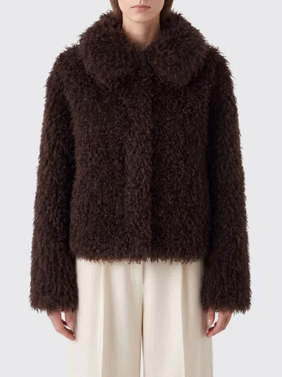 Tagliatore Jacket Woman Color Dark In Brown