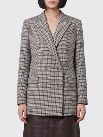 Tagliatore Jacket Woman Color Grey In Gold