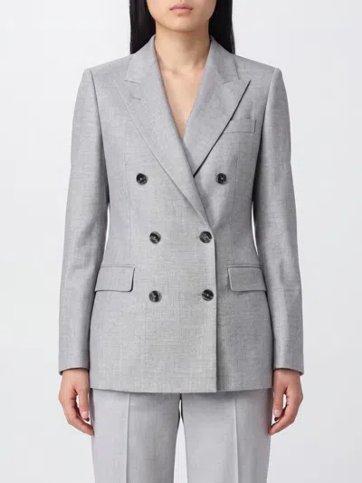 Tagliatore Jacket Woman Color Pearl In Gray