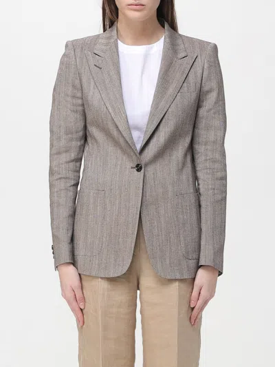 Tagliatore Jacket  Woman Color Dark In Brown