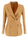 Tagliatore Tailored Jackets Featuring Notched Lapels In Yellow