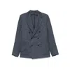 Tagliatore Montecarlo Doppio Petto Boucle Jackets Blue