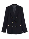 Tagliatore Wool Double-breasted Jacket With Peak Lapels
