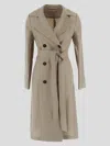Tagliatore Linen Coat In Neutral
