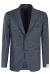 Tagliatore Rev. Lancia Microfantasia Blazer In Black
