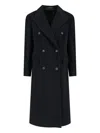 Tagliatore Casual Jacket With Button Detailing And Flap Pockets In Black