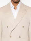 Tagliatore -  0205 Beige Double-breasted Jac In Brown