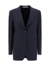 Tagliatore Tailored Single-breasted Blazer Notch Lapel In 1254 Blu
