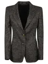 Tagliatore Single-breasted Parigi Jacket In 2111 Nero