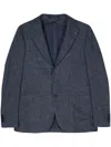Tagliatore Single-breasted Jacket With Notch Lapel In 310 Avion
