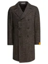 Tagliatore Double-breasted Coat In Brown