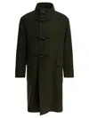 Tagliatore Double-breasted Wool Coat In Green