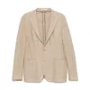 Tagliatore Knitted Blazer In Beige