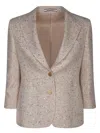 Tagliatore J-debra Sequin-embellished Blazer In Beige