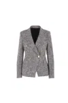 Tagliatore Checked Blazer In Black