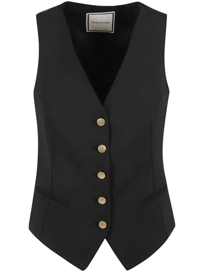 Tagliatore Gaelle Waistcoat In Black