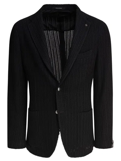 TAGLIATORE JACKETS BLACK