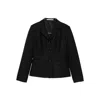 Tagliatore Three-button Wool Jacket In Black