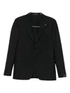 Tagliatore Two-button Blazer In Black